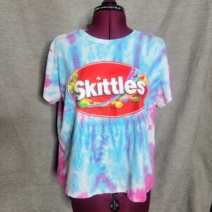 XL misses skittles tie dye T shirt